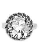 Ring Cubic Zirconia 925 Silver Vintage Unikátní VRC035S